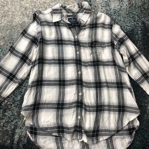 American eagle plaid flannel shirt